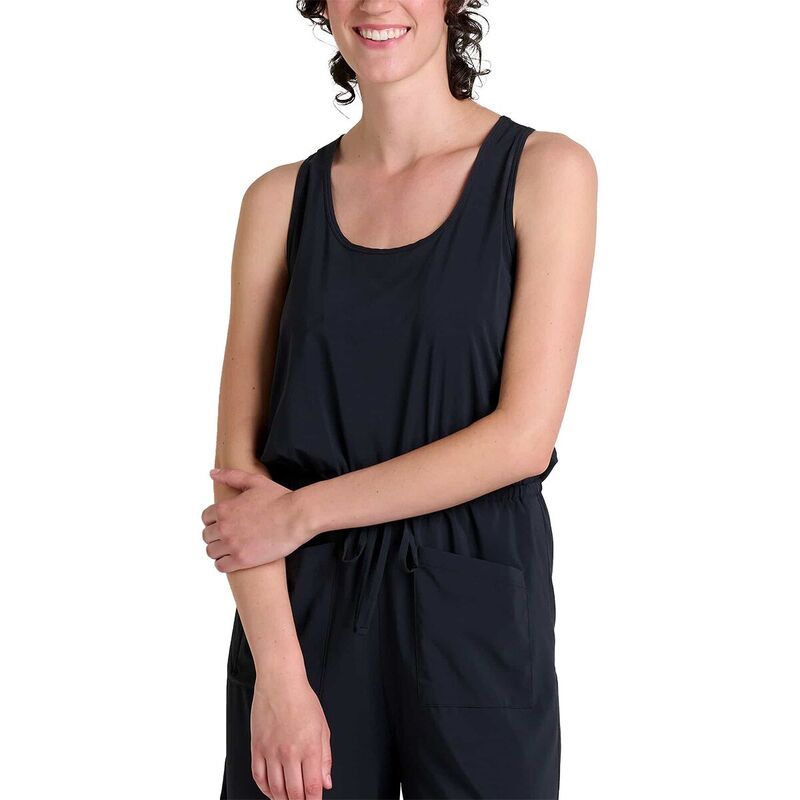 ReVida 楽天市場店のドード アンドコー レディース ボトムス スカート ノースリーブ ジャンプスーツ Toad&Co Livvy Sleeveless Jumpsuit - Women's Black ブラック｜アングル2