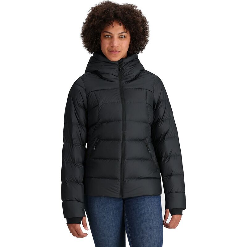アウトドアリサーチ レディース アウター ジャケット・ブルゾン フーデッドジャケット ダウン ジャケット Outdoor Research Coldfront Down Hooded Jacket - Women's Solid Black ブラック