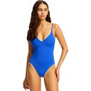 【送料無料】 シーフォリー レディース 上下セット 水着 Collective V-Neck One-Piece - Women's Azure