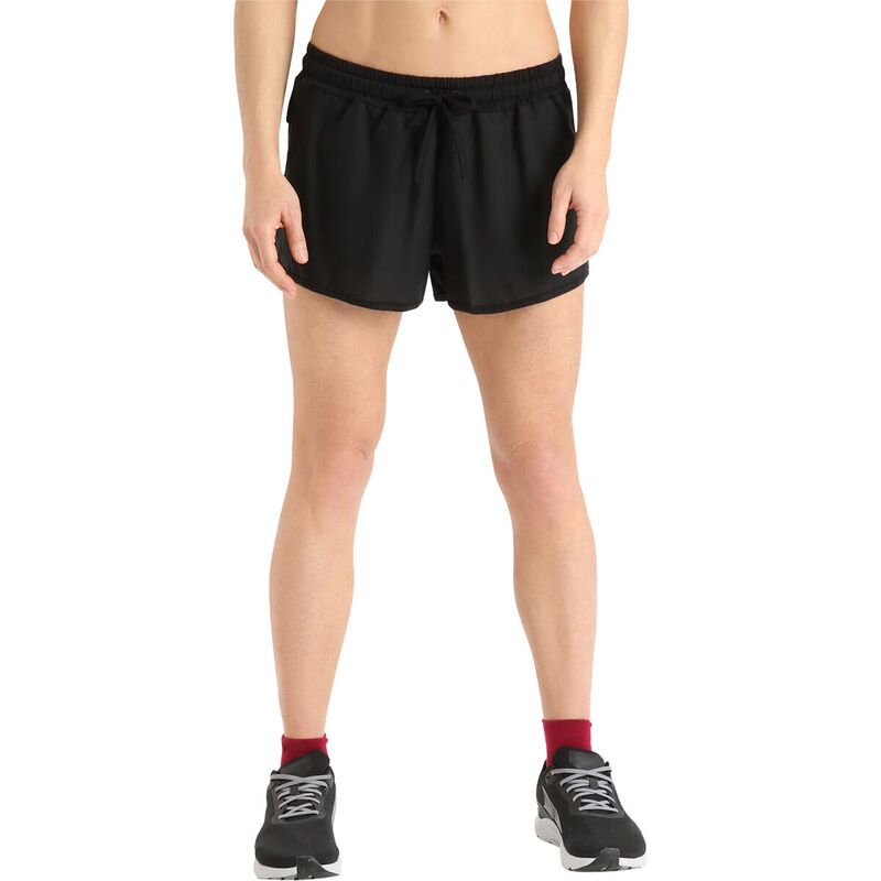 アイスブレーカー レディース ボトムス カジュアルパンツ ニット Icebreaker ZoneKnit Short - Women's Black ブラック