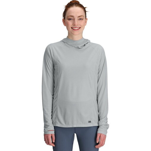 【送料無料】 アウトドアリサーチ レディース Tシャツ トップス Echo Hoodie - Women's Pebble 【送料無料】 アウトドアリサーチ レディース Tシャツ トップス Echo Hoodie - Women's Pebble