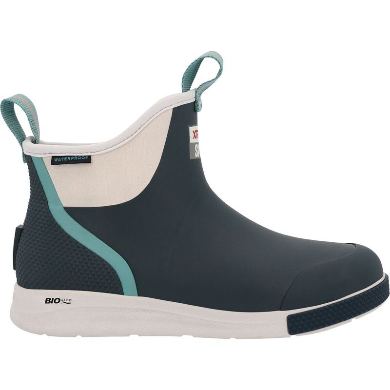 エクストラタフ レディース シューズ ブーツ・レインブーツ アンクル ブーツ Xtratuf Ankle 6in Sport Deck Boot - Women's Stormy Blue ブルー
