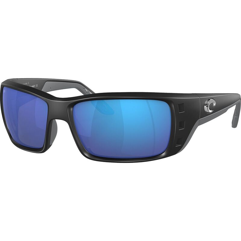 【送料無料】 コスタ メンズ サングラス・アイウェア アクセサリー Permit 580G Polarized Sunglasses Matte Black/Blue Mirror