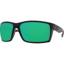 【送料無料】 コスタ メンズ サングラス・アイウェア アクセサリー Reefton 580G Polarized Sunglasses Blackout Green Mirror 580g(4)