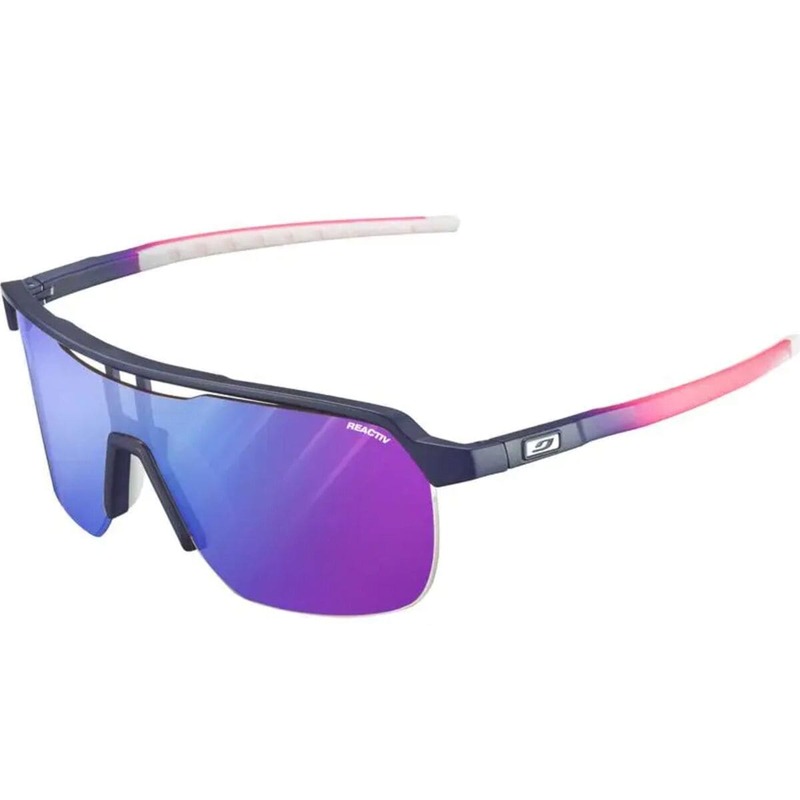 【送料無料】 ジュルボ メンズ サングラス・アイウェア アクセサリー Frequency Sunglasses Black/Gray/REACTIV 1-3 Light Amplifier