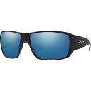 【送料無料】 スミス メンズ サングラス・アイウェア アクセサリー Guide's Choice Sunglasses Matte Black/ChromaPop Polarized Blue Mirror