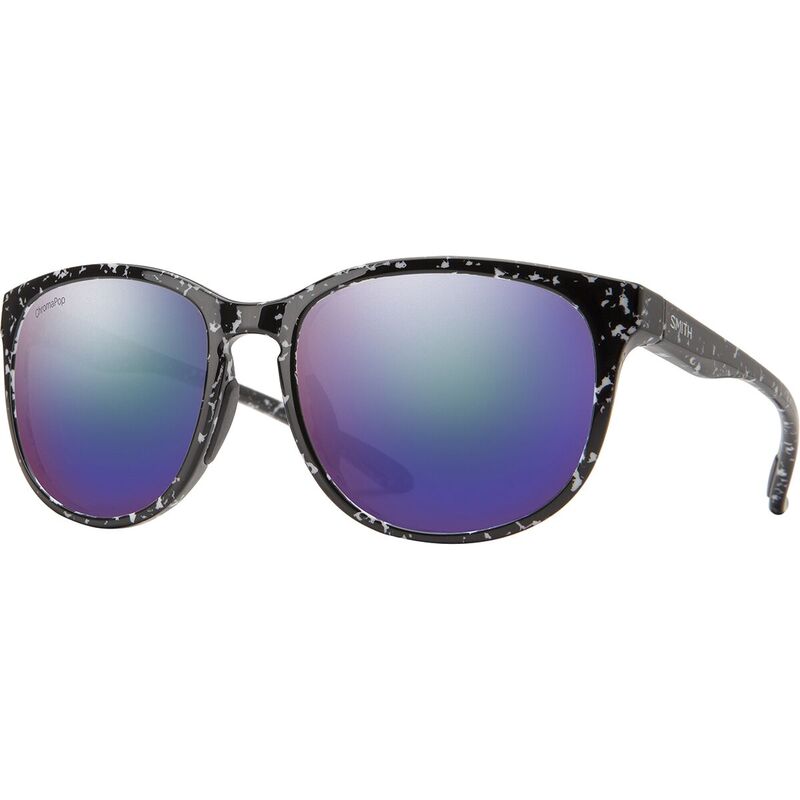 【送料無料】 スミス メンズ サングラス・アイウェア アクセサリー Lake Shasta ChromaPop Polarized Sunglasses Black Marble/ChromaPop Polarized Violet Mirror