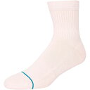 【送料無料】 スタンス メンズ 靴下 アンダーウェア Icon Quarter Sock Pink(4)