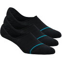 【送料無料】 スタンス メンズ 靴下 アンダーウェア Icon No-Show Sock 3-Pack Black
