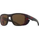 【送料無料】 ジュルボ メンズ サングラス・アイウェア アクセサリー Shield M Polarized Sunglasses Black Transluscent/Neon Orange-Reactive High Mountain(4)