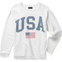 【送料無料】 オリジナル レトロ ブランド レディース パーカー・スウェット アウター USA Crew Sweatshirt - Women's Antiqu...