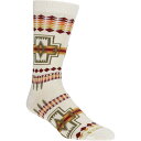 【送料無料】 ペンドルトン メンズ 靴下 アンダーウェア Wool Blends Crew Sock Harding/Ivory