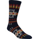 【送料無料】 ペンドルトン メンズ 靴下 アンダーウェア Wool Blends Crew Sock Harding/Navy(4)