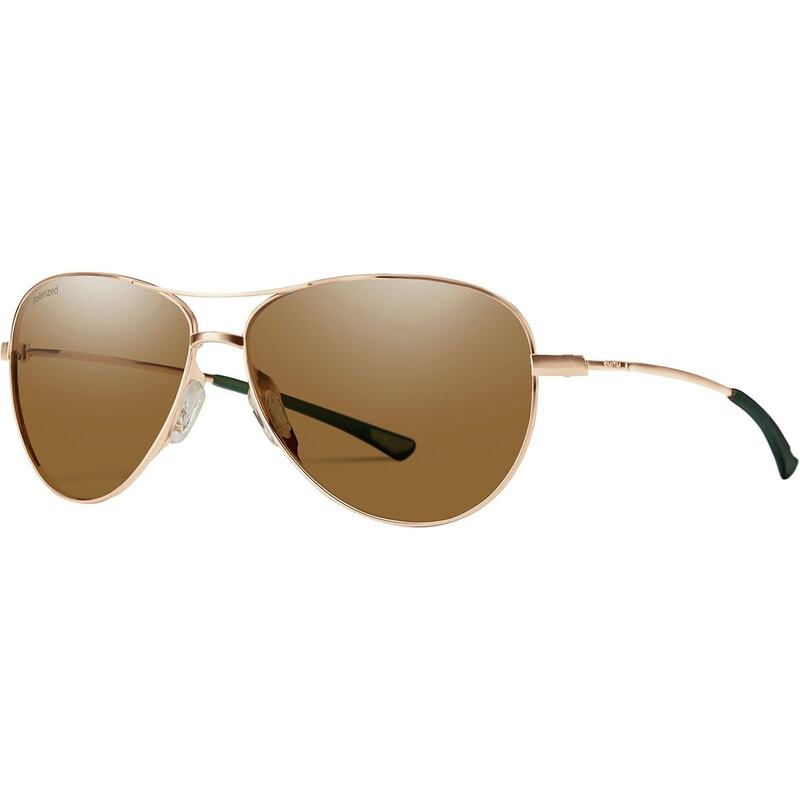 【送料無料】 スミス メンズ サングラス・アイウェア アクセサリー Langley Polarized Sunglasses Matte Rose Gold Frame/Brown Polarized