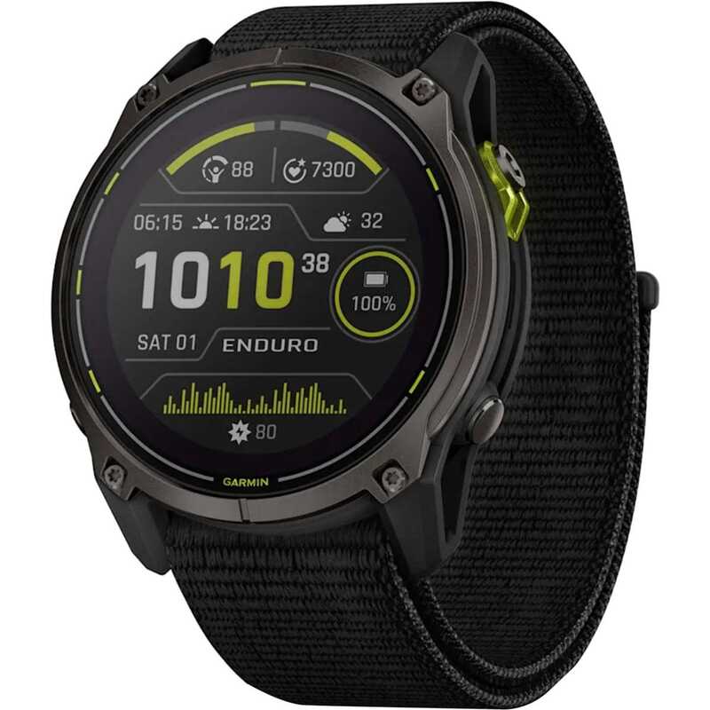 OMEGA - ガーミン メンズ アクセサリー 腕時計 Garmin Enduro 3 Sport Watch Black ブラック