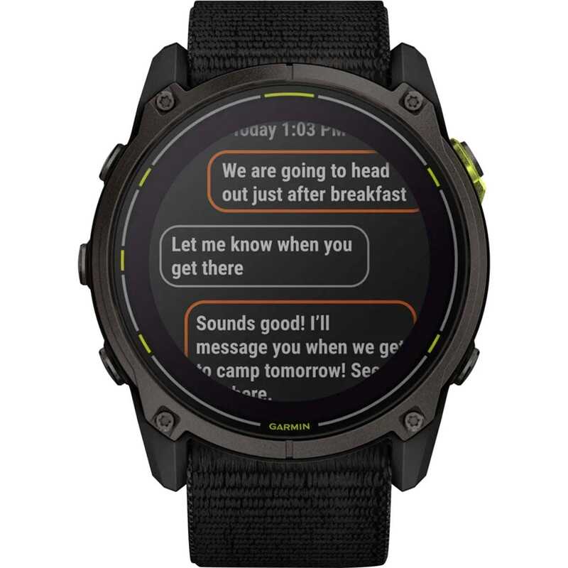 ガーミン メンズ アクセサリー 腕時計 Garmin Enduro 3 Sport Watch Black ブラック