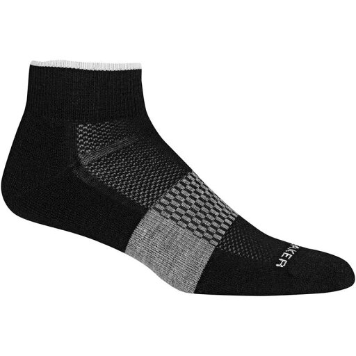 【送料無料】 アイスブレーカー メンズ 靴下 アンダーウェア Multisport Light Mini Sock Black/Snow/Metro Heather 【送料無料】 アイスブレーカー メンズ 靴下 アンダーウェア Multisport Light Mini Sock Black/Snow/Metro Heather