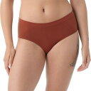 【送料無料】 スマートウール レディース パンツ アンダーウェア Intraknit Hipster Bikini - Women's Pecan Brown
