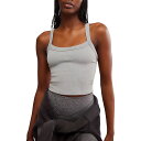 【送料無料】 フリーピープル レディース Tシャツ トップス All Clear Solid Cami - Women's Heather Grey
