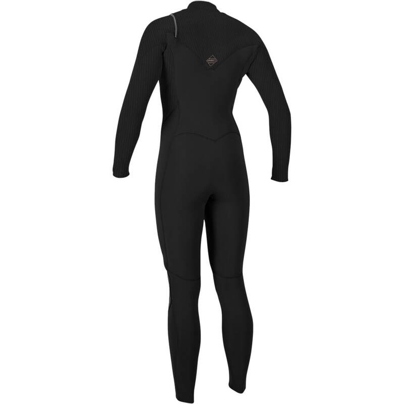 ���ˡ��� ��ǥ����� ���� �岼���å� O'Neill Hyperfreak 4/3+mm Chest-Zip Full Wetsuit - Women's Black/Black �֥�å�