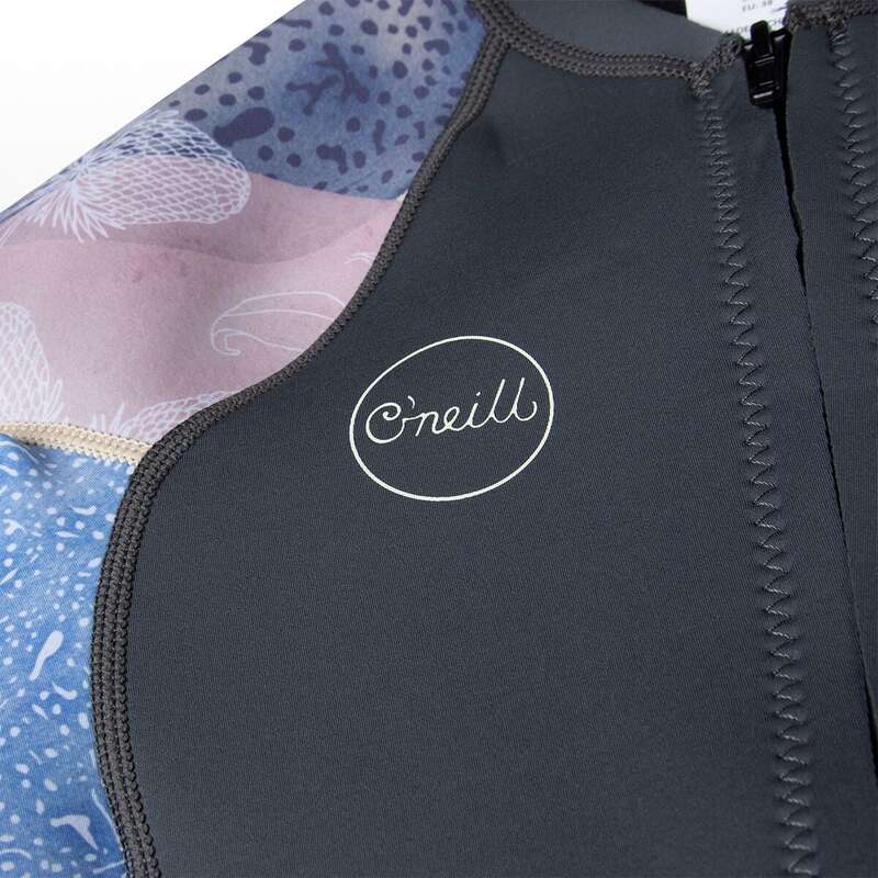 【送料無料】 オニール レディース 上下セット 水着 Bahia 2/1 Front-Zip Long-Sleeve Surf Suit - Women's Glide Black/Black/Black