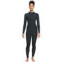 【送料無料】 ロキシー レディース 上下セット 水着 4/3mm Swell Series Back-Zip GBS Wetsuit - Women's Bla...