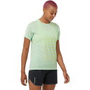 【送料無料】 サロモン レディース Tシャツ トップス Sense Aero GFX T-Shirt - Women's Aqua Foam/Sulphur Spring