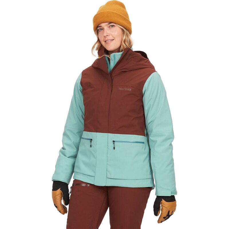 【送料無料】 マーモット レディース ジャケット・ブルゾン アウター Refuge Insulated Jacket - Women's Chocolate/Blue Agave