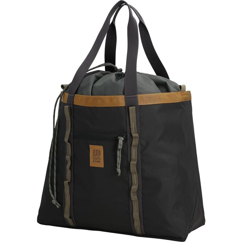 トポ・デザイン メンズ バッグ トートバッグ Topo Designs Mountain Utility Tote Black/Neutral ブラック