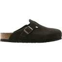 【送料無料】 ビルケンシュトック メンズ サンダル シューズ Boston Soft Footbed Suede Clog - Men's Mocha Sued...