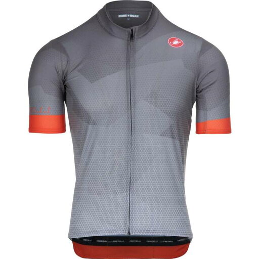 【送料無料】 カステリ メンズ Tシャツ トップス Flusso Limited Edition Full-Zip Jersey - Men's Gunmetal Gray/Fiery Red 【送料無料】 カステリ メンズ Tシャツ トップス Flusso Limited Edition Full-Zip Jersey - Men's Gunmetal Gray/Fiery Red