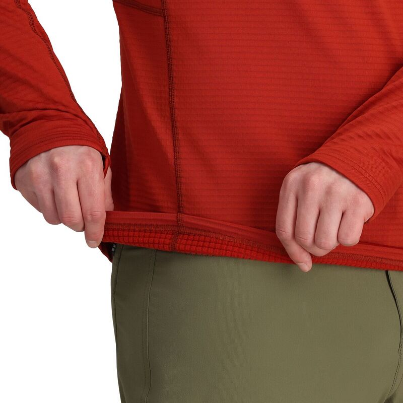 【送料無料】 アウトドアリサーチ メンズ ジャケット・ブルゾン アウター Vigor Grid Fleece Pullover Hoodie - Men's Grey Heather