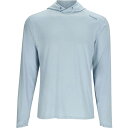 【送料無料】 シムズ メンズ シャツ トップス SolarFlex Hoody - Men's Steel Blue Heather