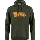 【送料無料】 フェールラーベン メンズ パーカー・スウェット フーディー アウター Logo Hoodie - Men's Deep Forest