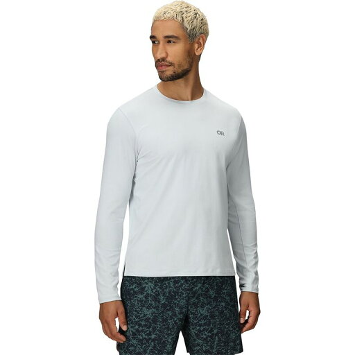 【送料無料】 アウトドアリサーチ メンズ シャツ トップス ActiveIce Spectrum Sun Long-Sleeve T-Shirt - Men's Titanium 【送料無料】 アウトドアリサーチ メンズ シャツ トップス ActiveIce Spectrum Sun Long-Sleeve T-Shirt - Men's Titanium