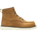 【送料無料】 ウルヴァリン メンズ ブーツ・レインブーツ シューズ Trade Wedge Unlined 6in Moc-Toe Composite-Toe Boot - Men's Tan(4)