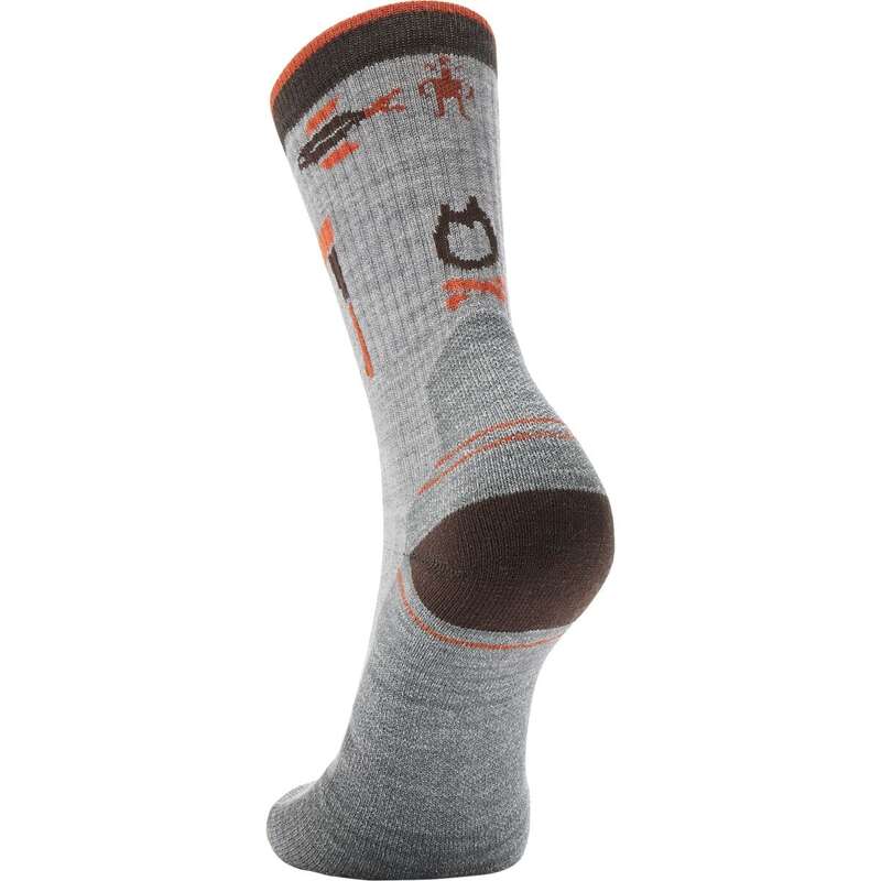 【送料無料】 スマートウール メンズ 靴下 アンダーウェア Hike Light Cushion Camp Gear Crew Sock - Men's Light Gray