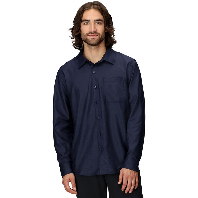 マーモット メンズ トップス シャツ 長袖 Marmot AirExchange Long-Sleeve Shirt - Men's Arctic Navy ネイビー