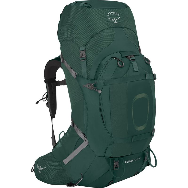 オスプレーパック メンズ バックパック・リュックサック バッグ Aether Plus 60L Backpack Axo Green