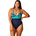 【送料無料】 カーブデザイン レディース 上下セット 水着 Dahlia One-Piece Swimsuit - Women's Blue Oasis/Nav...