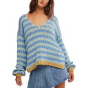 【送料無料】 フリーピープル レディース ニット・セーター アウター Portland Pullover - Women's Blue Lake Combo