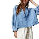 【送料無料】 フリーピープル レディース パーカー・スウェット アウター Jude Denim Pullover - Women's Vintage Indig...