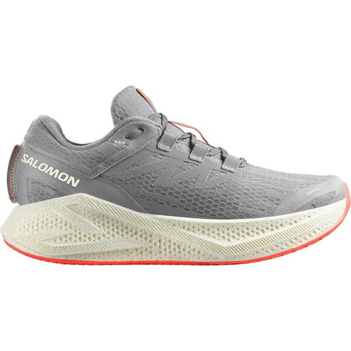 【送料無料】 サロモン メンズ スニーカー シューズ Aero Glide 3 Running Shoe - Men's Alloy/Vanilla Ice/Neon Flame 【送料無料】 サロモン メンズ スニーカー シューズ Aero Glide 3 Running Shoe - Men's Alloy/Vanilla Ice/Neon Flame