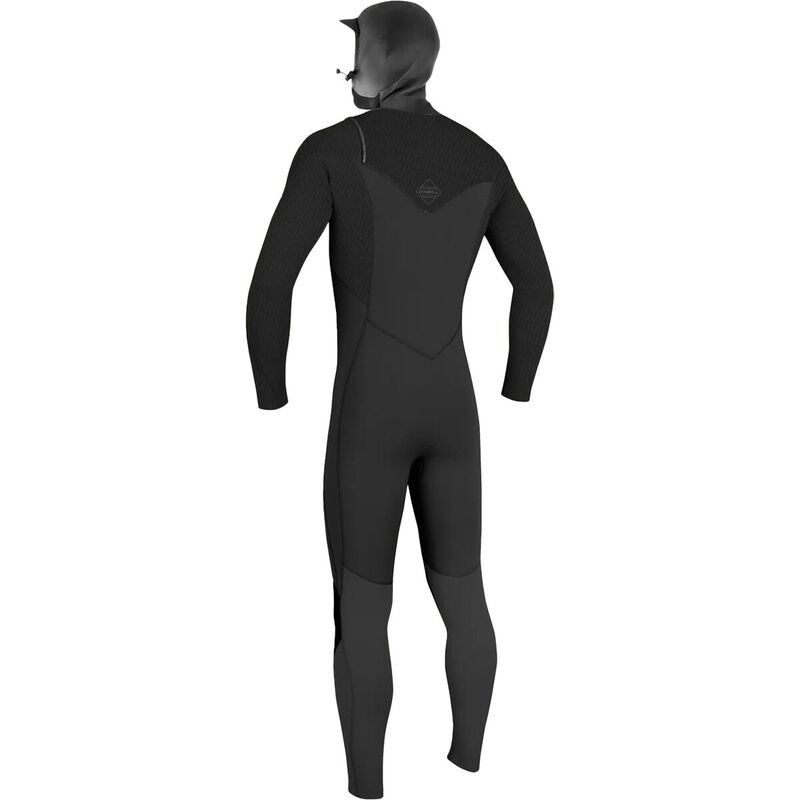 【送料無料】 オニール メンズ 上下セット 水着 Hyperfreak 4/3+mm Hooded Chest-Zip Full Wetsuit - Men's Black/Black
