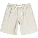 【送料無料】 リズム メンズ ハーフパンツ・ショーツ ボトムス Seersucker Stripe Jam Short - Men's Cream