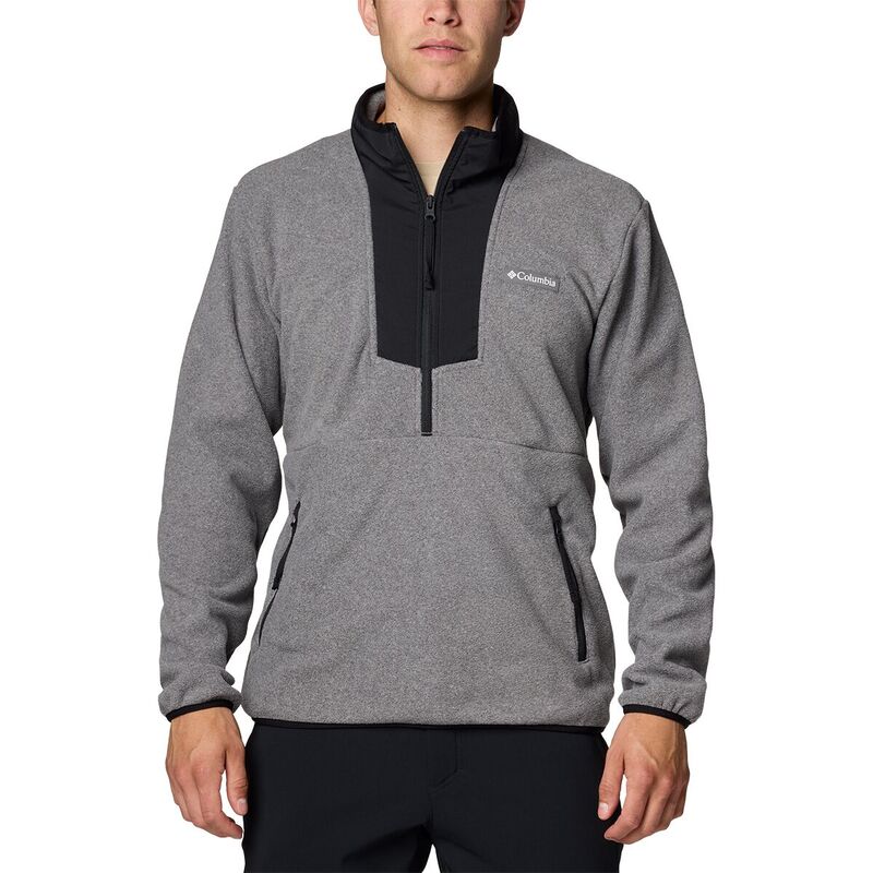 コロンビア メンズ アウター ジャケット・ブルゾン フリース Columbia Sequoia Grove 1/2-Zip Fleece - Men's City Grey Heather/Black ブラック