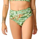【送料無料】 カーブデザイン レディース ボトムスのみ 水着 Erin Reversible Bikini Bottom - Women's Hula/Haze