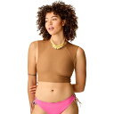 【送料無料】 カーブデザイン レディース トップのみ 水着 Shoreline Bikini Top - Women's Rum Texture