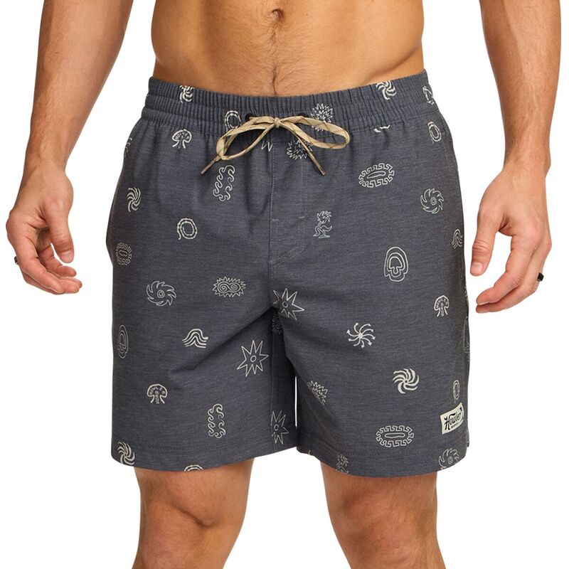 【送料無料】 ハウラーブラザーズ メンズ ハーフパンツ・ショーツ 水着 Deep Set Board Short - Men's Mementos/Black