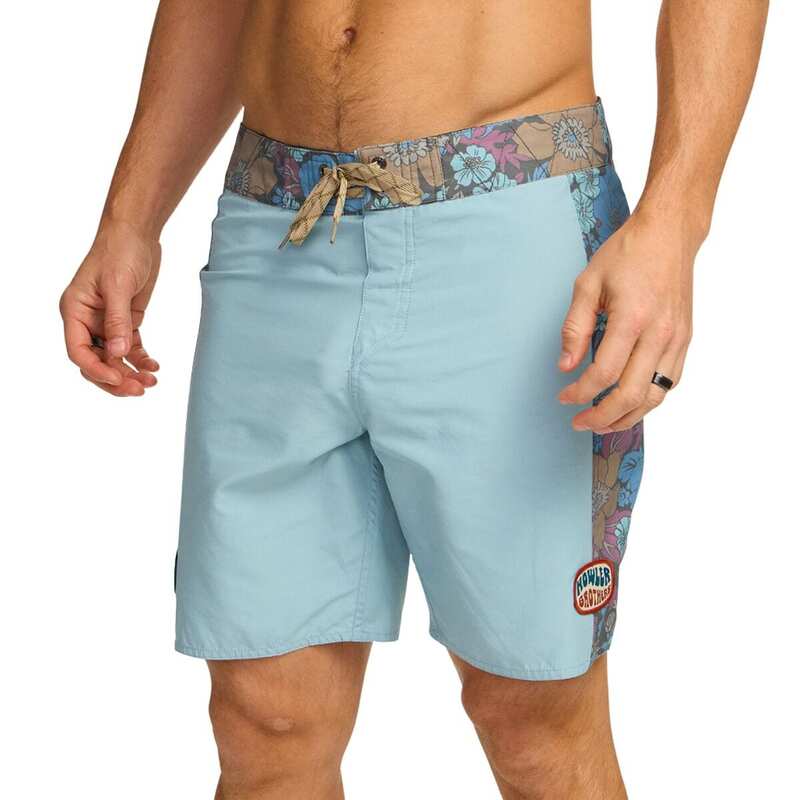 【送料無料】 ハウラーブラザーズ メンズ ハーフパンツ・ショーツ 水着 Ensueno Boardshort - Men's Flower Power/Pool Blue